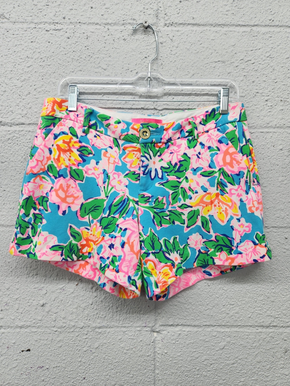 Lilly Pulitzer Blue Floral Shorts